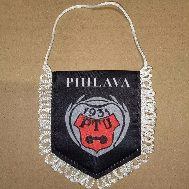 Sunshine Custom Wholesale Football Club Flags Advertising Banner Printing Soccer Hati Pennants Flag Indoor Outdoor