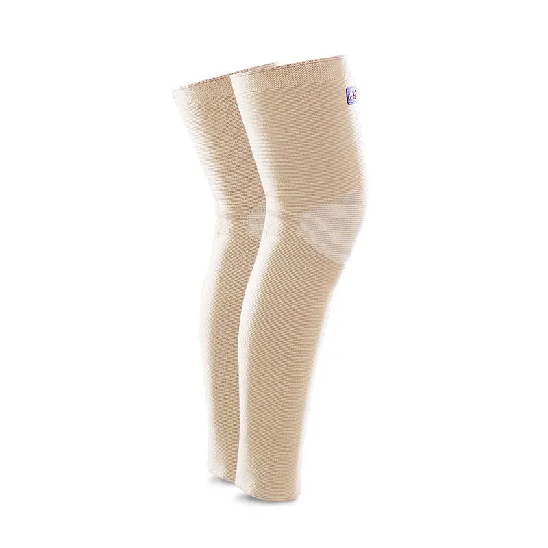 
 Медицинский класс теплый высокоэластичный чесаный хлопок, очень дышащие и удобные удлиненные рукава до колена, Поддержка голени, защита для ног  