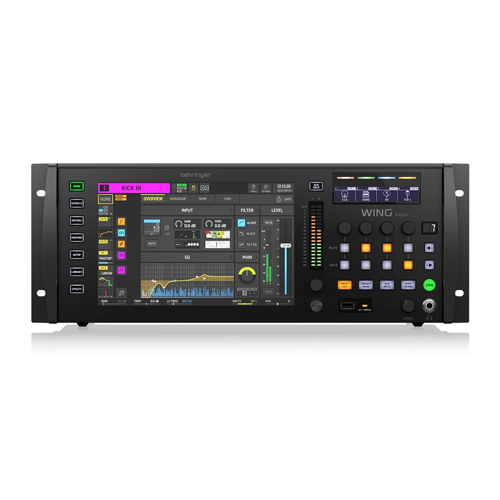 Behringer WING Rack 48 Stereo Channels Rackmount Digital Mixer With Touchscreen Pa System Digital Console Studio Music Equipment