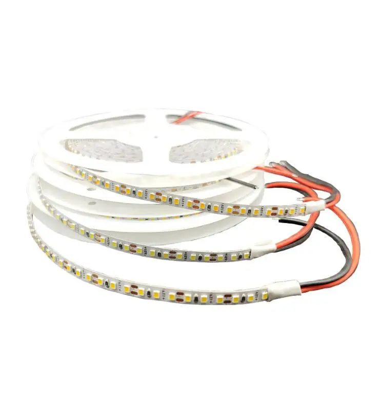 2025 гибкая светодиодная лента 5 м 420 светодиодов/м 24 В 3000 К белый 4000 6000 линейная подсветка IP67 12 вход