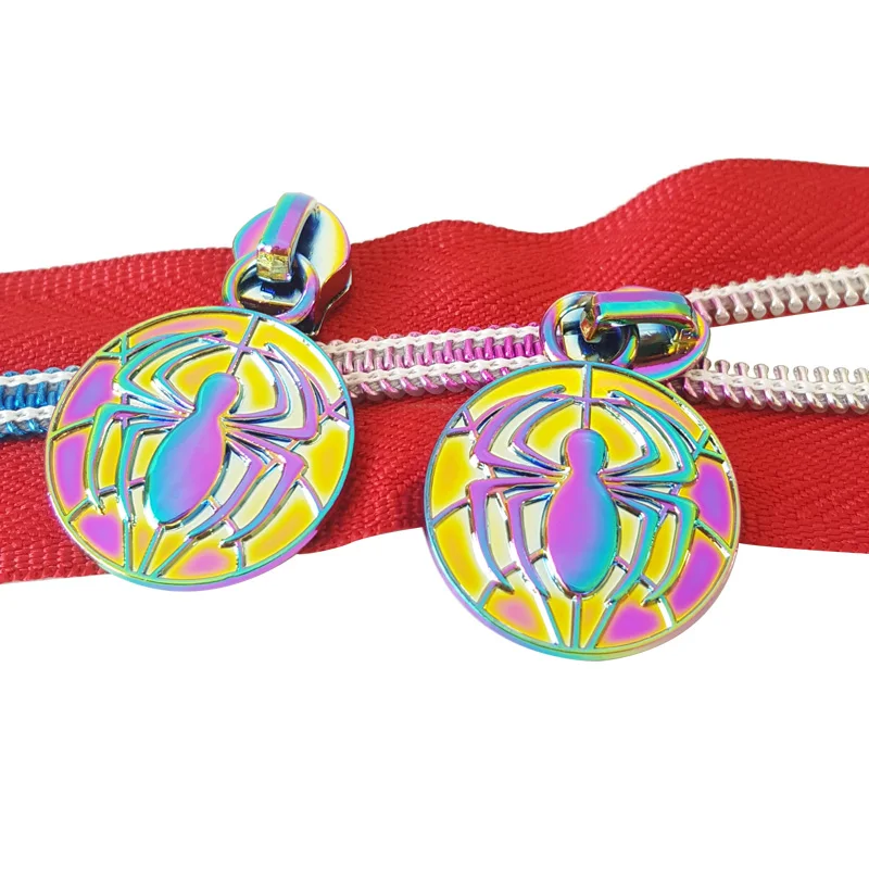 Оптовая продажа, высококачественные сумки на заказ, головка на молнии из цинкового сплава, аксессуары для сумок 5 #, Съемник на молнии