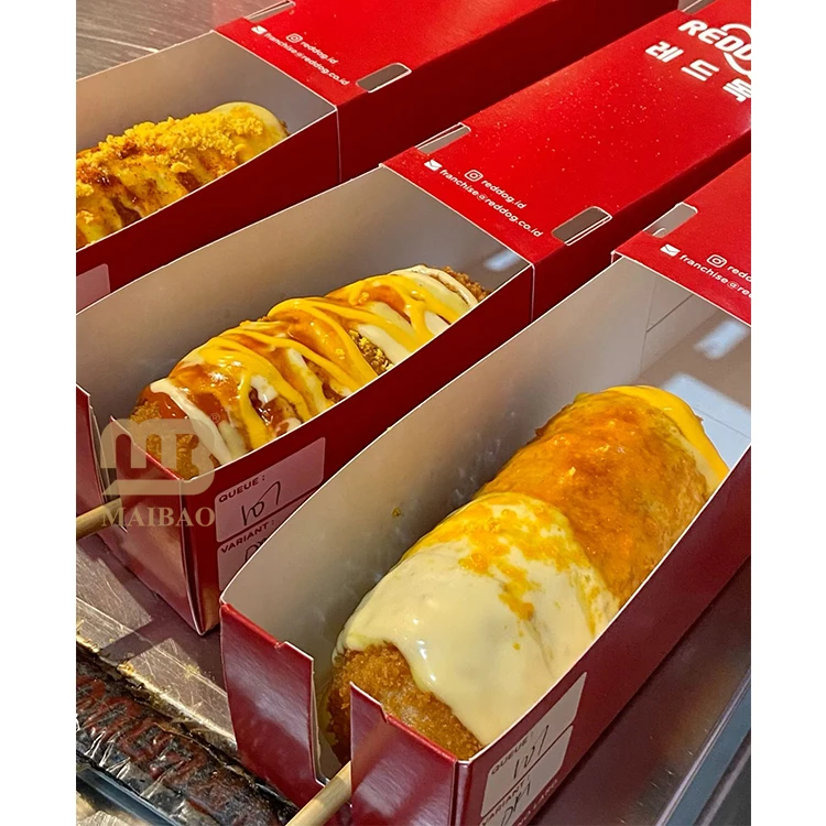 25cm korean pizza box custom printed slide drawer rectangle pizza box takeaway cardboard taco sushi takeaway drawer box for food