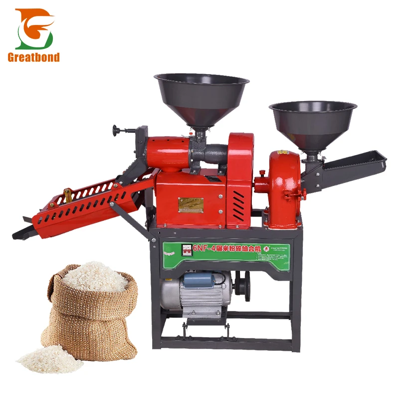 Factory Price Stone Removing And Rice Grinding Machine 6NF 4V Combined Rice Milling Machine With Vibrating Screen
