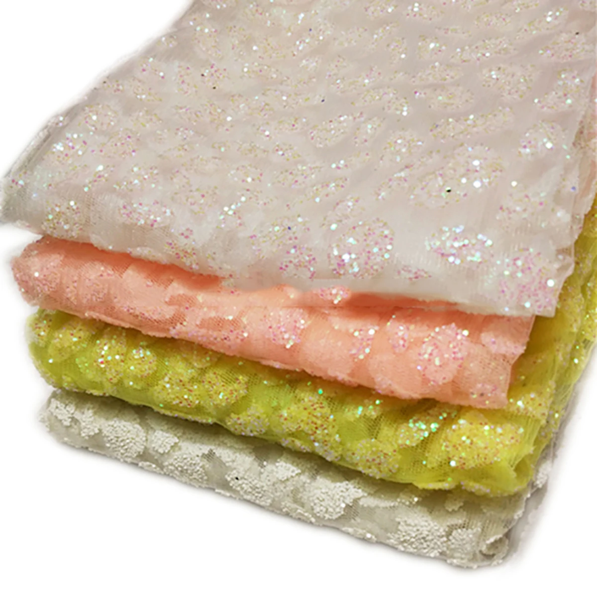 Роскошная Высококачественная сиреневая блестящая кружевная ткань Шантильи с блестками, розовое Сетчатое платье Дубая с модным рисунком на китайском рынке