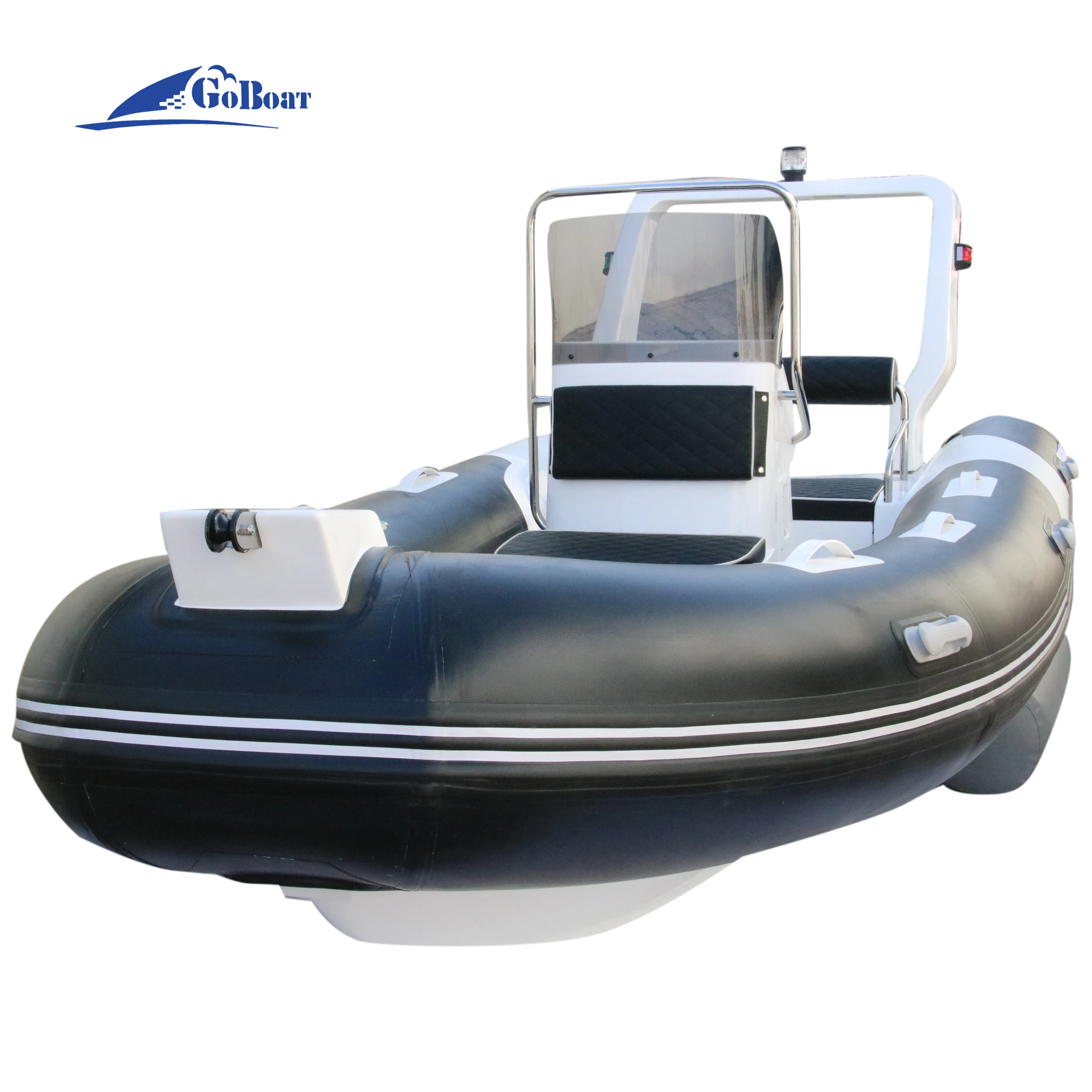 
2021 FiberGlass Boat 480cm Hypalon Rib Inflatable Fishing Speed Yacht Made In China 