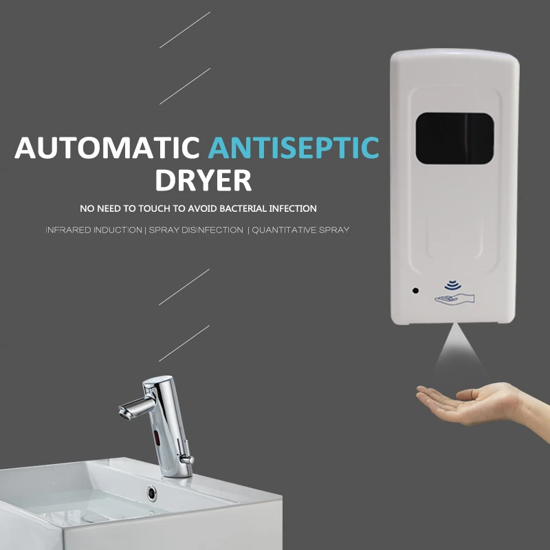 Factory direct supply high quality automatic ABS Plastic disinfect liquid soap SANITIZER dispenser