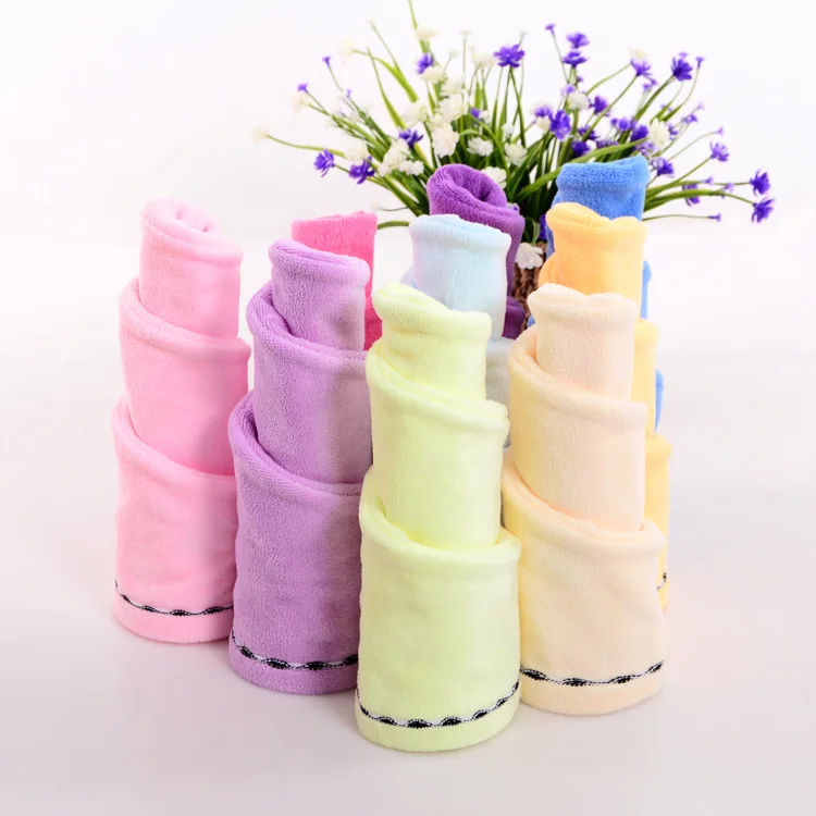 
no damage super multiclour 400g 400gsm multi-colored cheap hair salon towel for women 