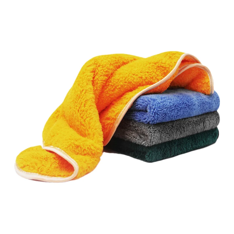 CX wholesale Coral velvet Hemming Car Wash Dishcloth micro fiber microfiber office cloth  rags