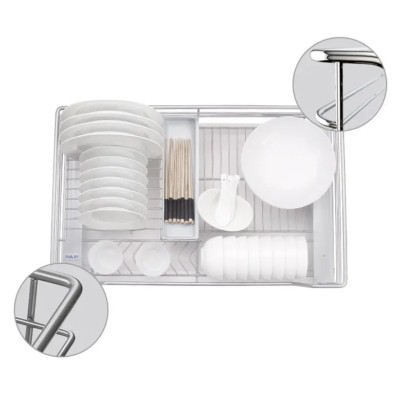 Cabinet Basket Drawer Type Multi-functional Seasoning Dish Basket Kitchen Cabinet Internal Storage Rack