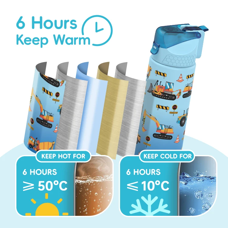 Индивидуальный логотип с двойной стенкой школьная цена Детская Изолированная бутылка для воды из нержавеющей стали