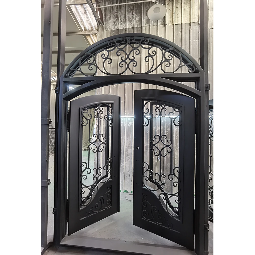 HUAART Professional Customization Top Quality Customized Size/Color Front Door Security Gate Exterior Security Steel Doors