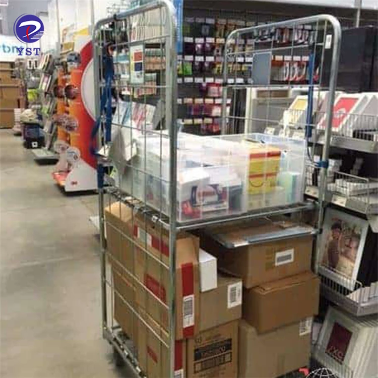 3-сторона транспорт грузовой хранения Складная сетка подвижная тележ