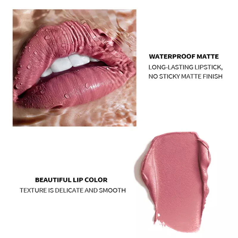 SHICELLE Wholesale Non-Stick Custom Logo Matte Liquid Lipstick OEM Lipgloss Pigment Cosmetic Private Label Lip Gloss