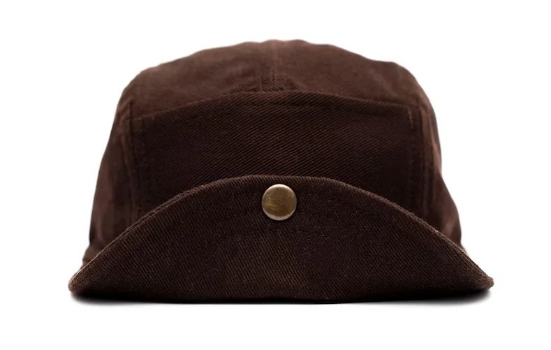 High Quality Vintage Unstructured 5 Panel Corduroy Cap Plain Snapback Hat with Flip-up Brim