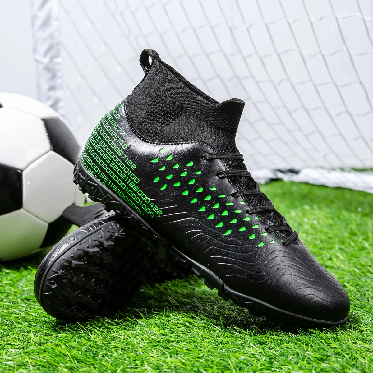 High quality factory customized hot selling long nail broken nail anti slip football shoes customized football shoes popular