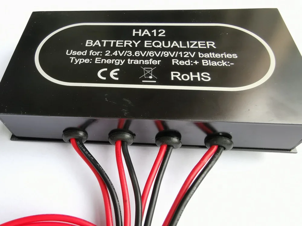 New 12V 48V Solar Panel Battery Equalizer HA12 Mobile Phone APP LCD Voltage Display