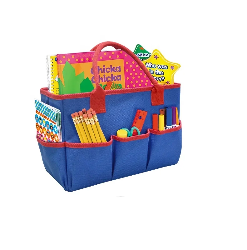 Manufacturers supply Simple Stationery Bag Capacity Pencil Case Oxford Storage Pouch School Office Organizer pen bag with logo