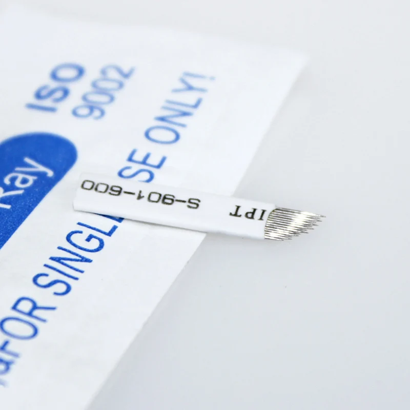 Disposable Microblading Blades Manual 0.25mm Micr Permanent Makeup Wholesale Lip Eyebrow Tattoo Needles