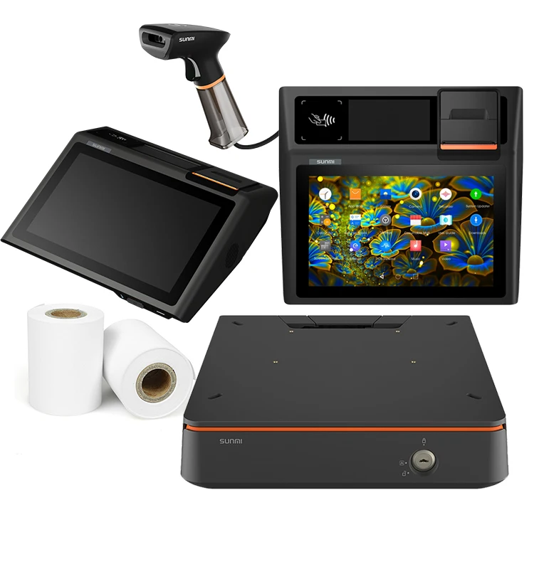 SUNMI D2 Mini Android 8.1 Cash Register NFC Electronic Supermarket Payment Machine Pos Terminal D2mini Sunmi with 58mm Printer