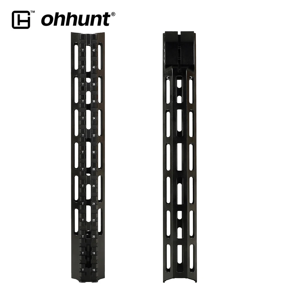 Защитная накладка для прицела Ohhunt анодированная матовая черная M-Lok AR15 M4 M16 7 дюймов 9 10 12 13 5 15 17 отправка из