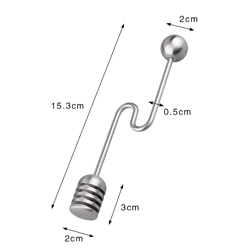 Stainless Steel Multifunctional Honey Stick Coffee Jam Stirring Kitchen Tools