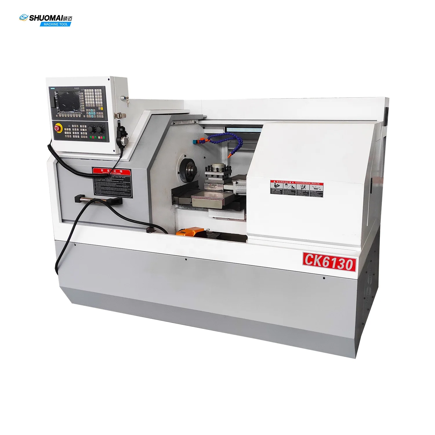 CK6130 SIEMENS system small mini fully automatic turning metal lathe CNC machine tools