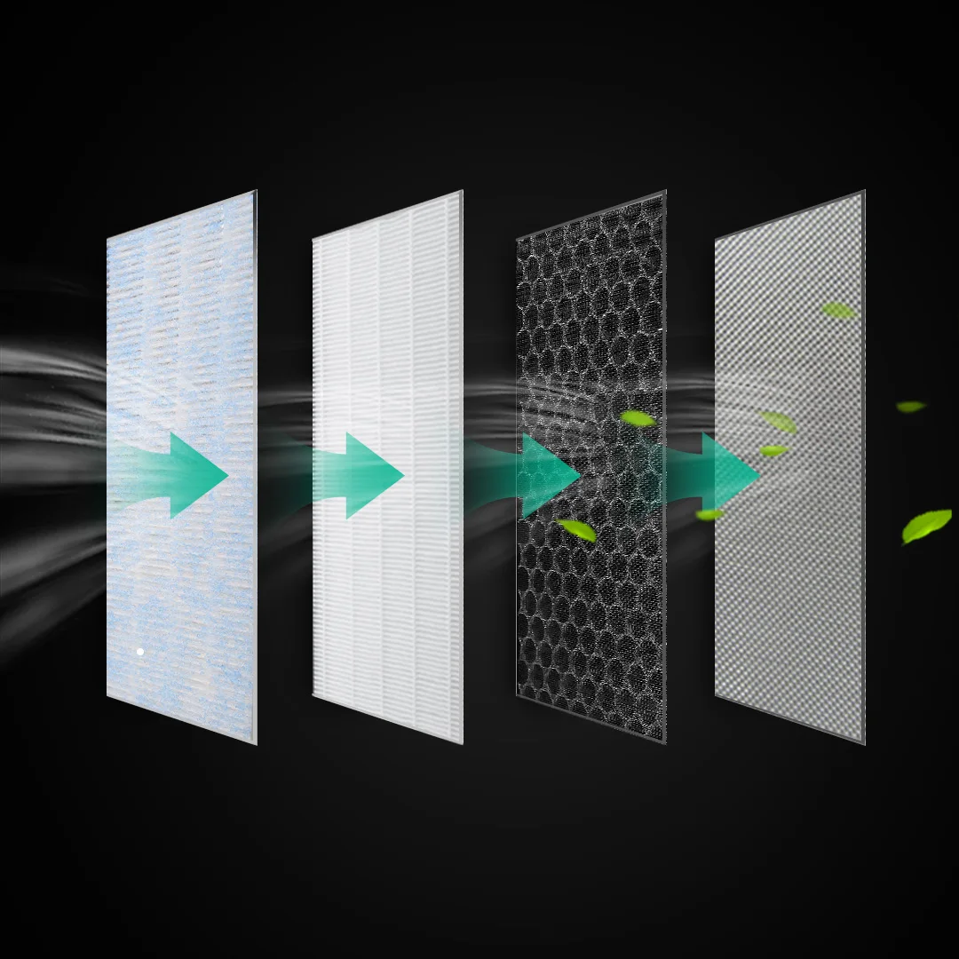 Cabin Air Filter Carbon,hepa Air Intake Filter Accessories Replacement for Tesla Model 3/y with Activated Black Auto Spare Parts