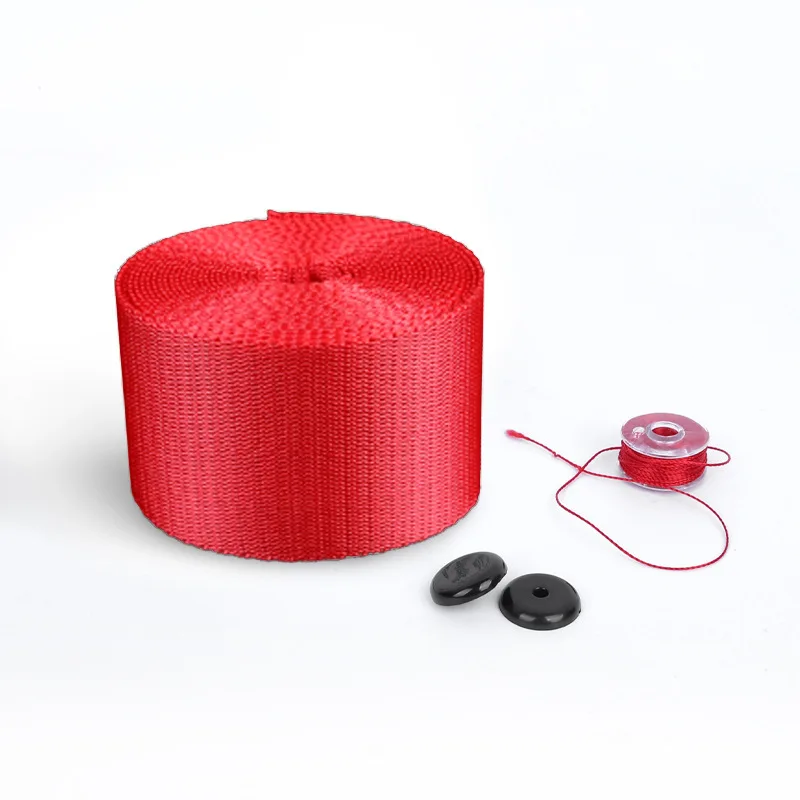 European standard 4.8cm wide color modified car safety belt safety belt imitation nylon safety belt