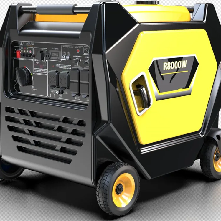 Petrol Generators Portable 8kw 8.5kw Gasoline Silent Inverter Generator 8000w