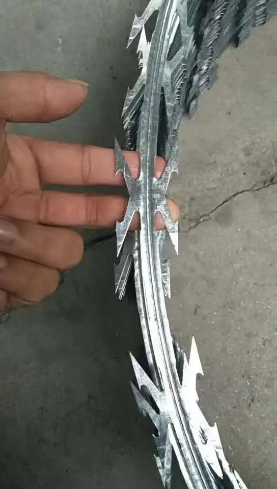 Razor Barbed Wire /Concertina Razor Wire for Security Wire Fence/Galvanized Wire Fencing