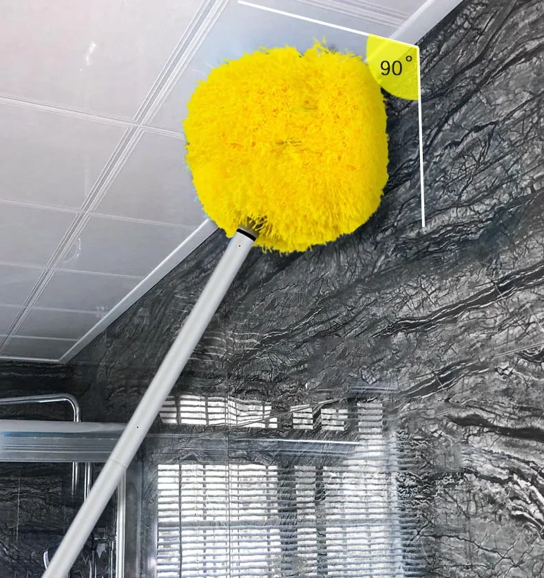 DS3620 Ceiling Fan Cleaner Duster High Ceiling Extended Fan Blade Cleaner Reusable Microfiber Ceiling Fan Blade Cleaner Duster