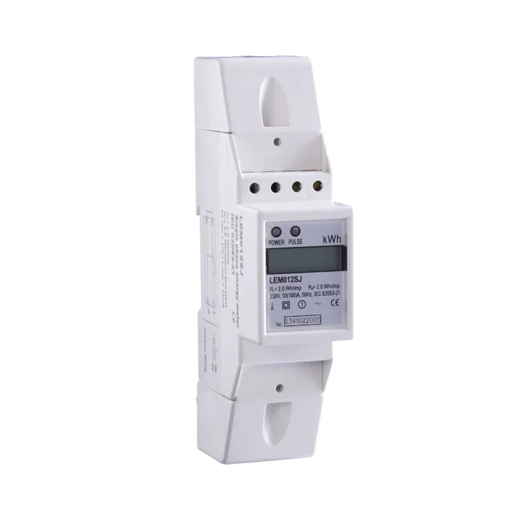 Одобренный CE/ROHS однофазный счетчик энергии на din-рейку modbus