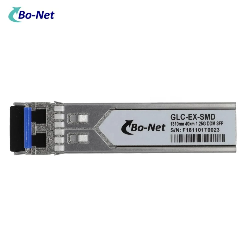 Настраиваемый 1 25G 1310nm 40Km SFP 1000 BASE-EX одномодовый GLC-EX-SMD волоконный модуль приемопередатчика