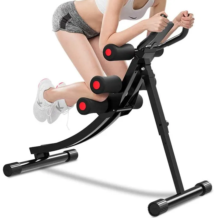 Height Adjustable Core & Abdominal Trainer machine home Gym Strength Training ab coaster machine