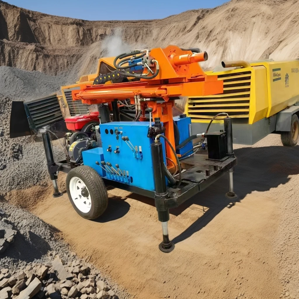 300 Meter Water Well Drilling Rig with Motor and Engine Filter Material Lorry Truck Mounted