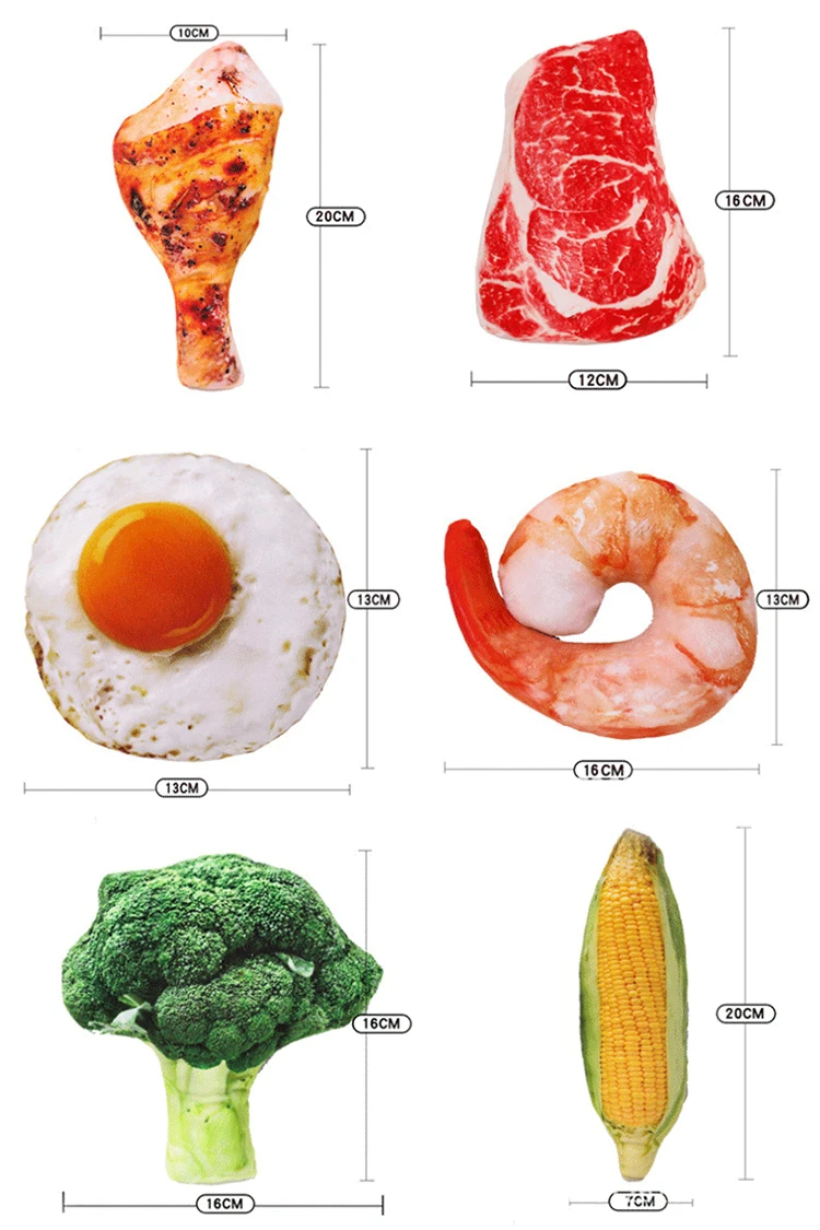 Wholesale shrimp shape Anti Bite Dog Toys Creative Simulation Vegetable Drumstick Toy Squeaky Toys for Dogs