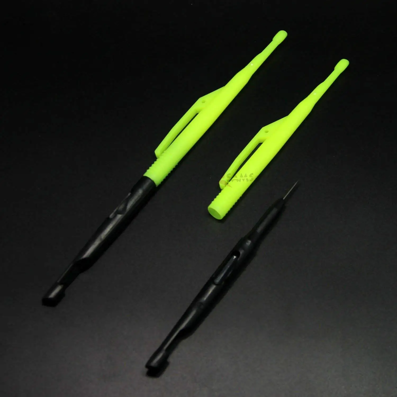 SAMSFX Carp Fishing Tools Hook Disgorger Hook Dehookers Removal Tool and Hair Rig Baiting Needle  1 Pair in Pack