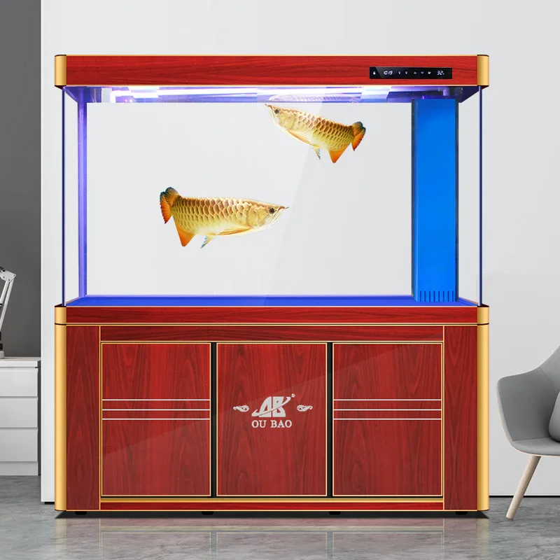 Hot Sale Aluminum Straight Curved Fish Tank Large Fish Aquarium Aquaponic Tank Glass