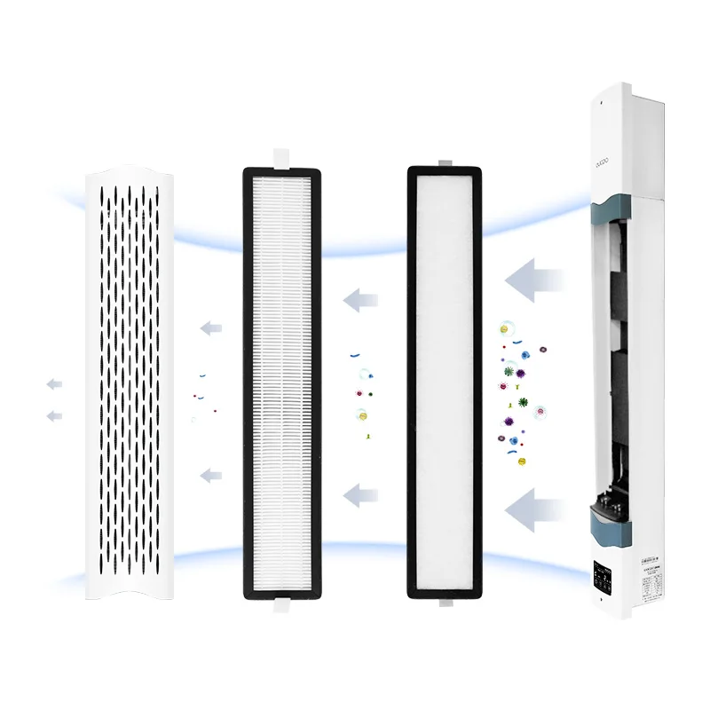 Height-adjustable window-mounted fresh air system ventilation window aluminium ventilator for bedroom
