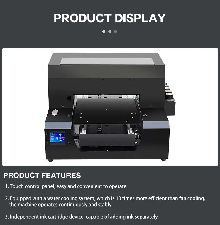 Hot sale A4 Size T shirt uv Printer Direct to Garment DTG Printing machine for printing Tshirt,PVC,Phone cover