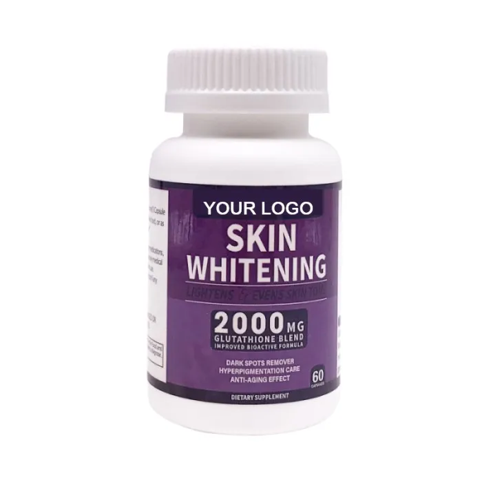 Private label glutathione capsules for skin whitening antioxidant support skin whitening capsule