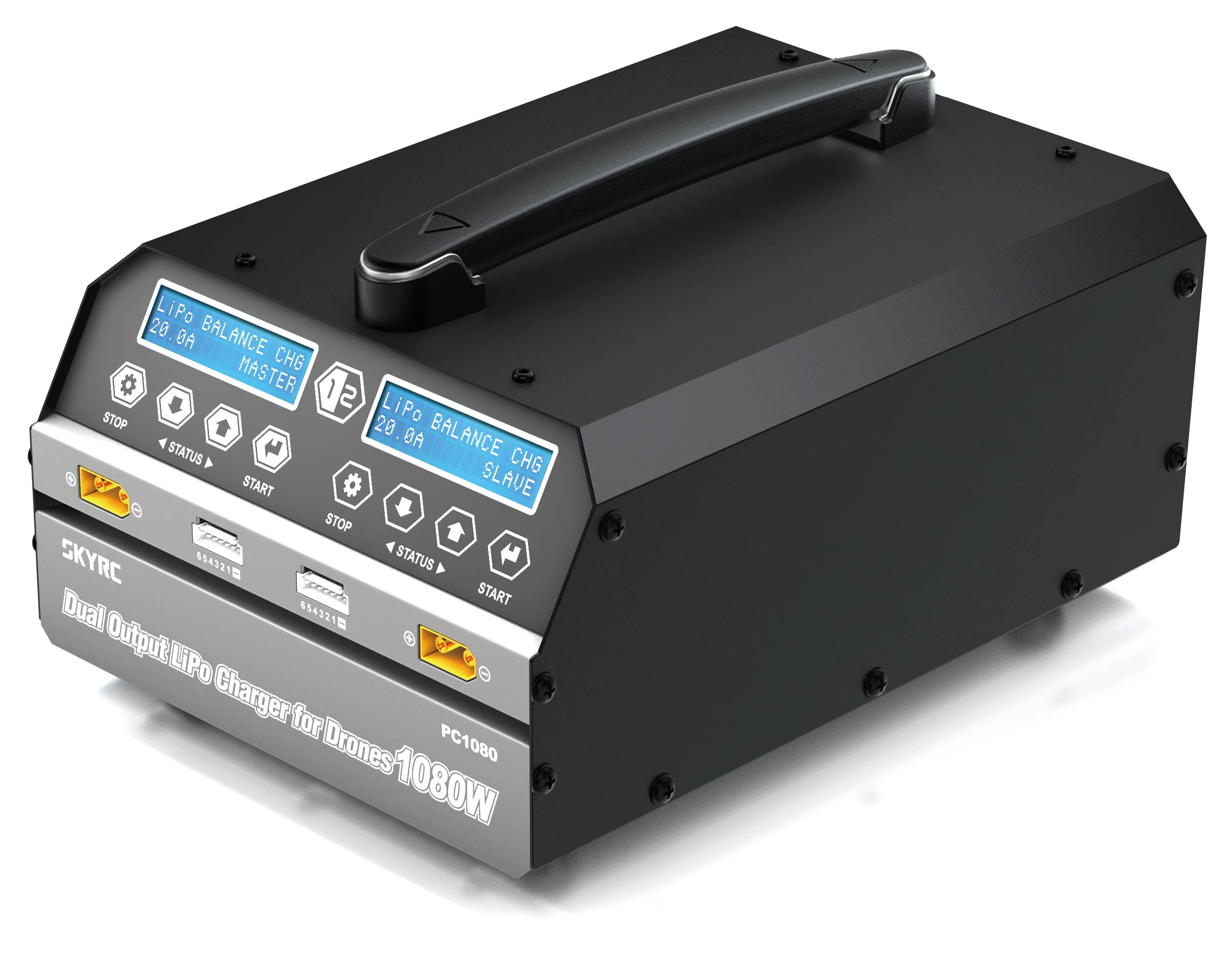 HEREWIN 6s Дрон зарядное устройство PC1080 imax b6ac 80 Вт rc lipo battery balance charger