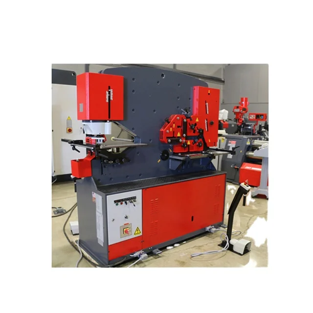 Mingcheng Control Ac Motor Or Inverter Ironworker Machine Safety Iron Worker Machine Ironworker Buffalo Machine