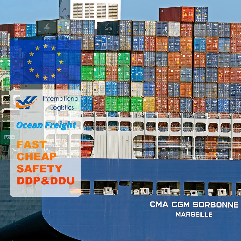 DDP Door to door delivery via Railway Train Shipping how to ship via railroad from China to Spain France CDG7 XCD1