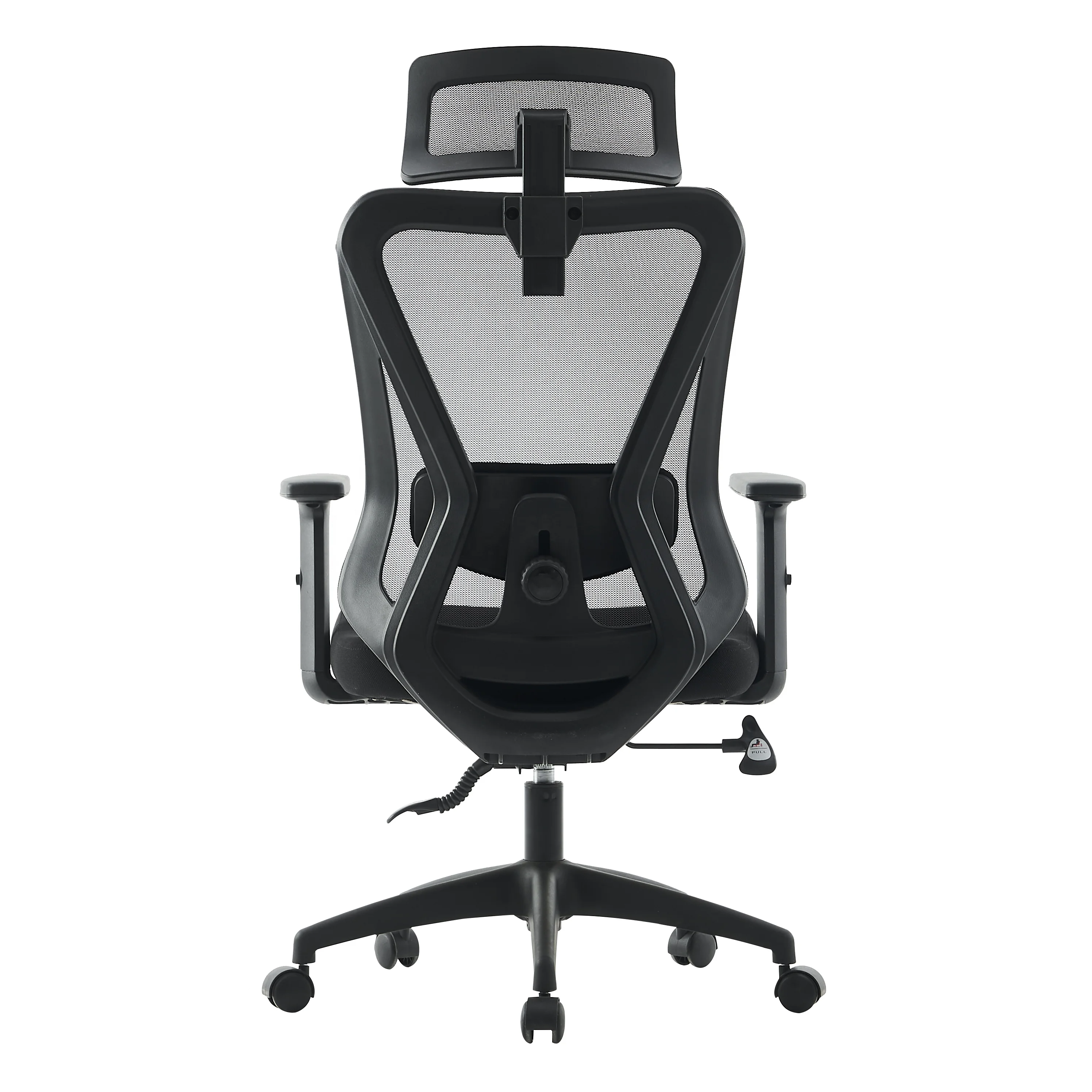 Hot selling mesh office chair adjustable back home office modern design with headrest good quality black