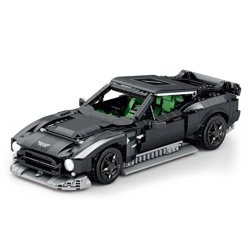 Reobrix 11028 Aston Martin Victor Car Small Particle Puzzle Building Block Racing Car Assembly Children Brick Blocks Toy 1638pcs