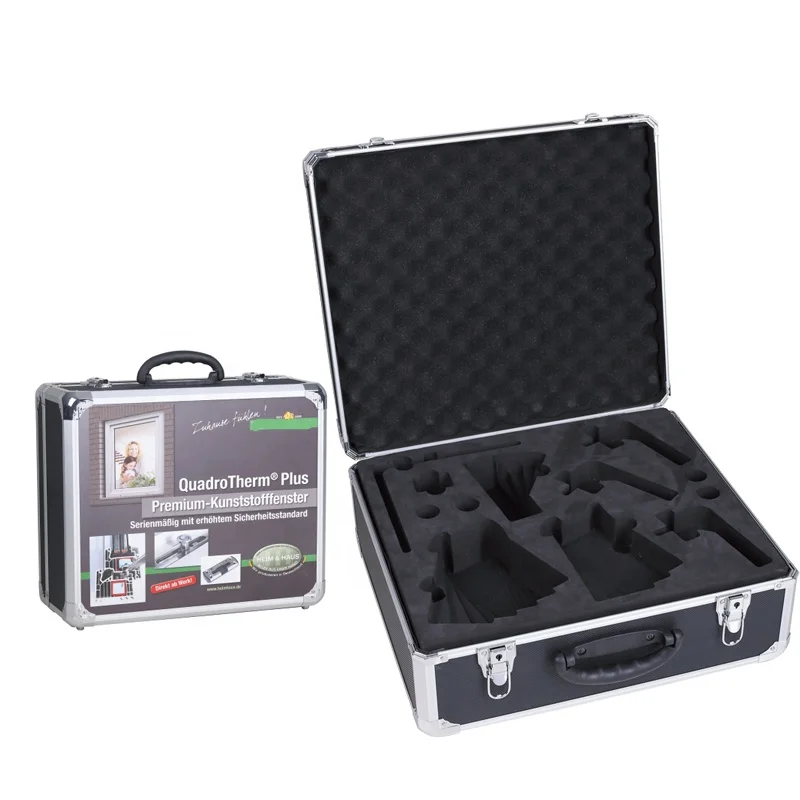 47X41X20cm Household Foam Padding Aluminum Tool Case With Combination Lock