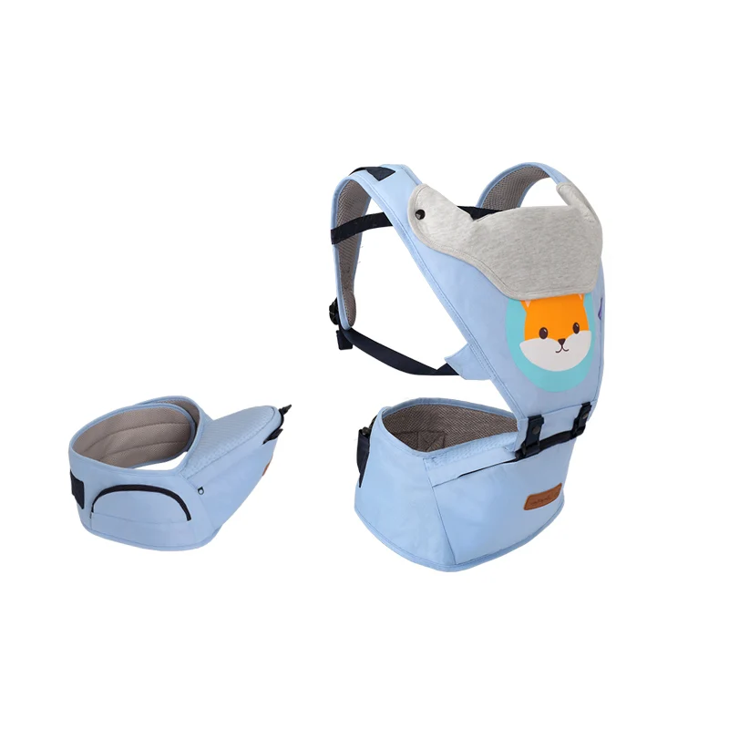 6-in-1 Breathable Ergonomic baby carrier Backpack Carrier with Hip Seat for Infants