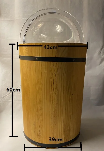 Oak barrel wine barrel wine cabinet