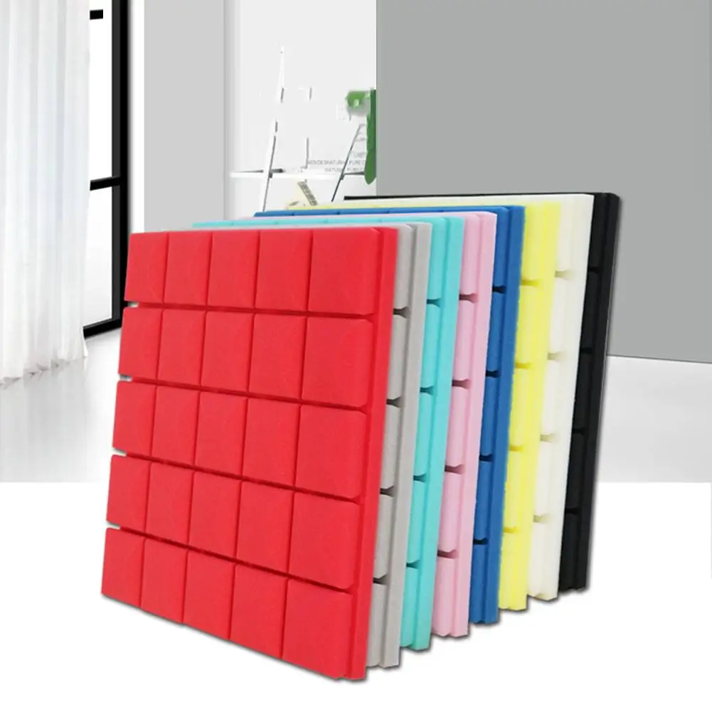 
BOSTOP Hot Sale Fireproof Flame Retardant Mushroom Acoustic Foam Indoor Wall Space Recording Room Soft Balcony Acoustic Panels 